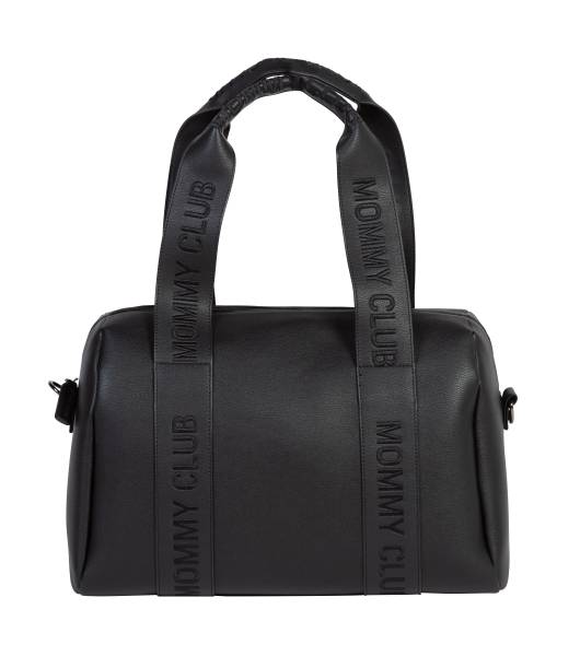 CHILDHOME Mommy Bag CLUB Signature - Vegan Leather Black