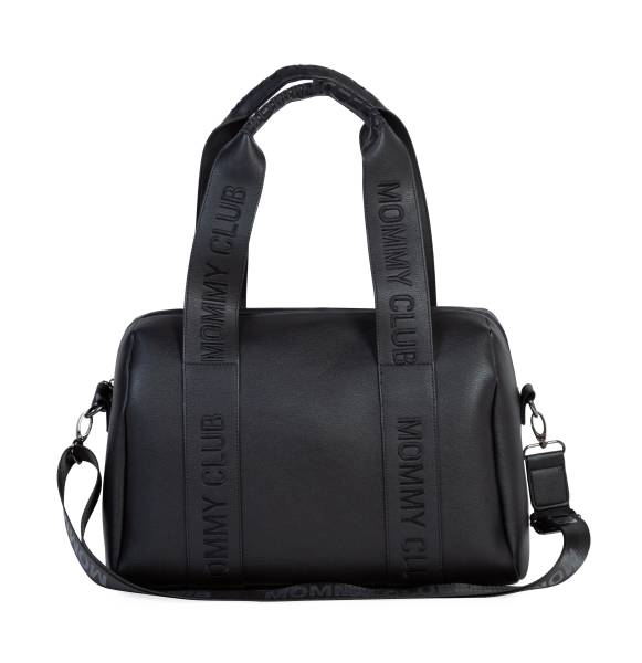 CHILDHOME Mommy Bag CLUB Signature - Vegan Leather Black