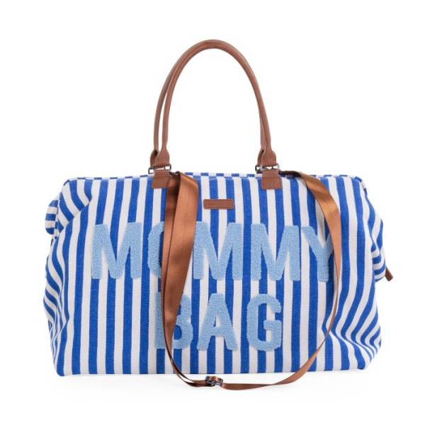 CHILDHOME Mommy Bag - Stripes Electric Blue