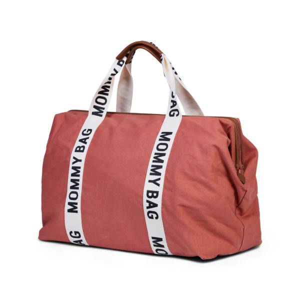 CHILDHOME Mommy Bag Signature Canvas - Terracotta