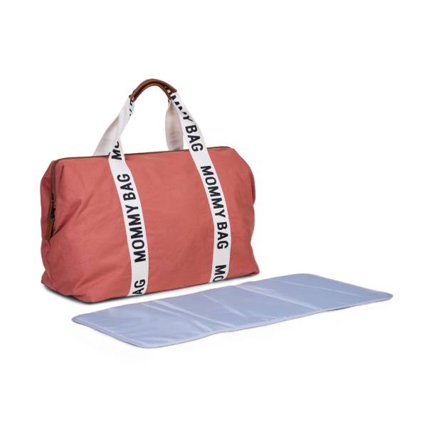 CHILDHOME Mommy Bag Signature Canvas - Terracotta