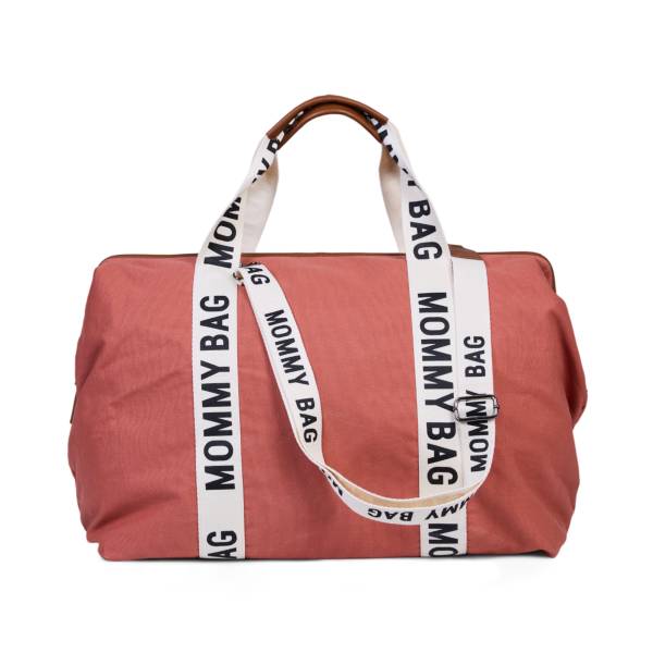 CHILDHOME Mommy Bag Signature Canvas - Terracotta