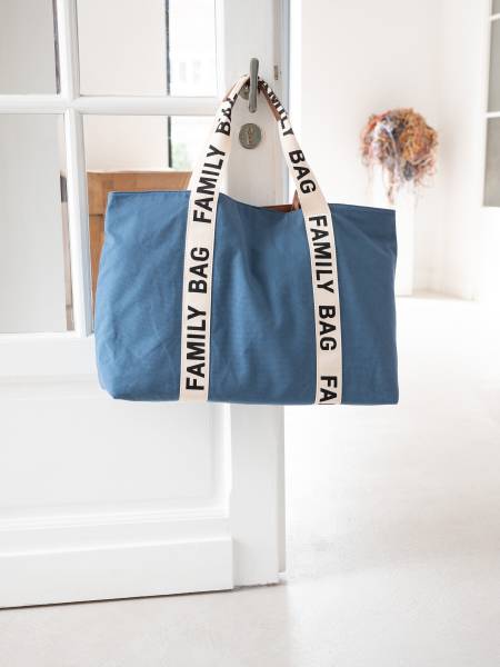 CHILDHOME Family Bag Signature Canvas - Indigo