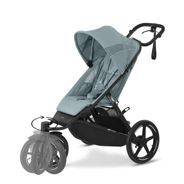 CYBEX AVI SPIN Black - Stormy Blue