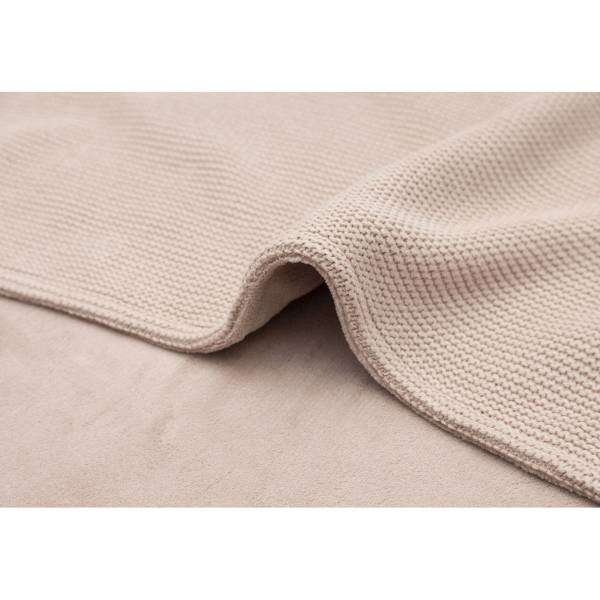 JOLLEIN Blanket 75x100 Basic Knit/Fleece - Pale Pink