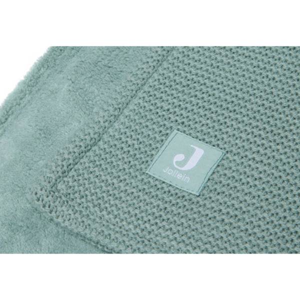 JOLLEIN Blanket 75x100 Basic Knit/Fleece - Forest Green