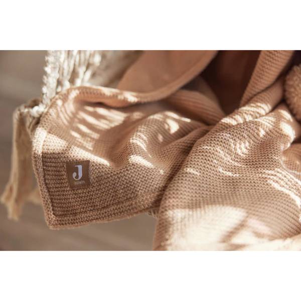 JOLLEIN Blanket 75x100 Basic Knit/Fleece - Nougat