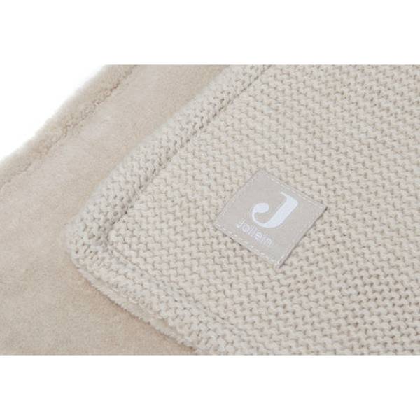 JOLLEIN Blanket 100x150 Basic Knit/Fleece - Nougat