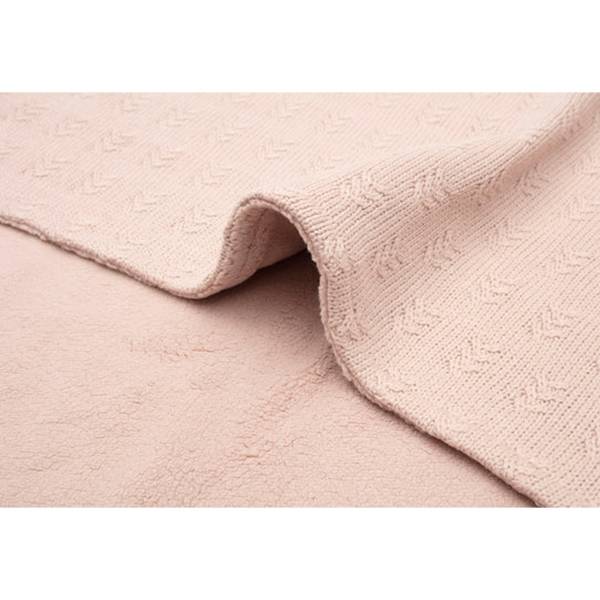 JOLLEIN Blanket 100x150 Grain Knit - Wild Rose