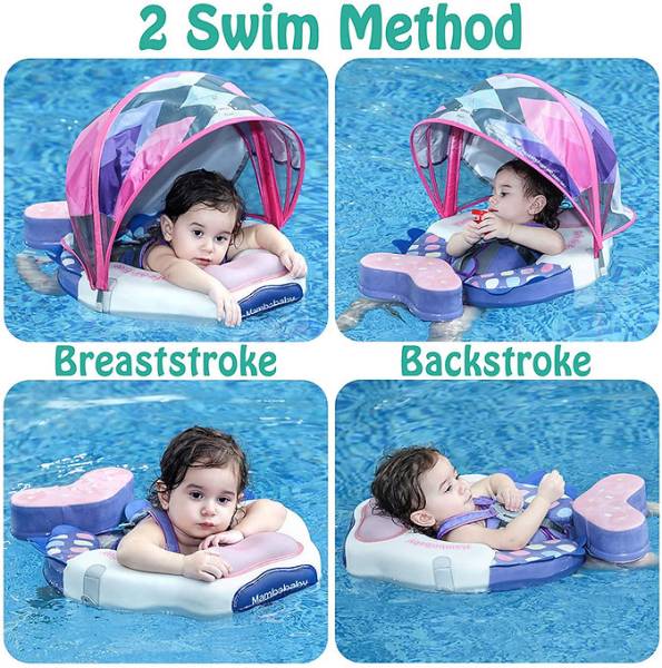 Mambobaby Float Colorfish with Canopy - Blue