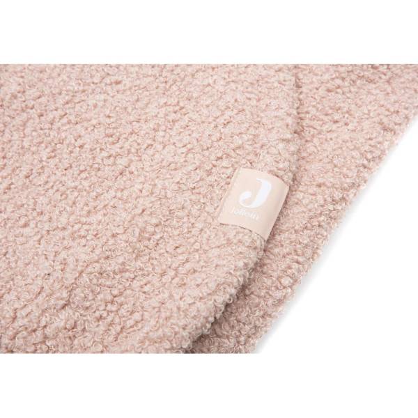 JOLLEIN Wrap Blanket Bear Boucle - Wild Rose