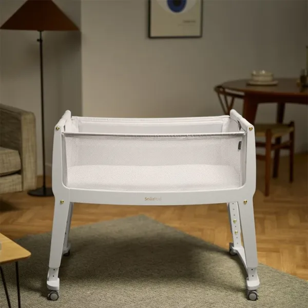 SNUZPOD Studio Bedside Crib - Paris White