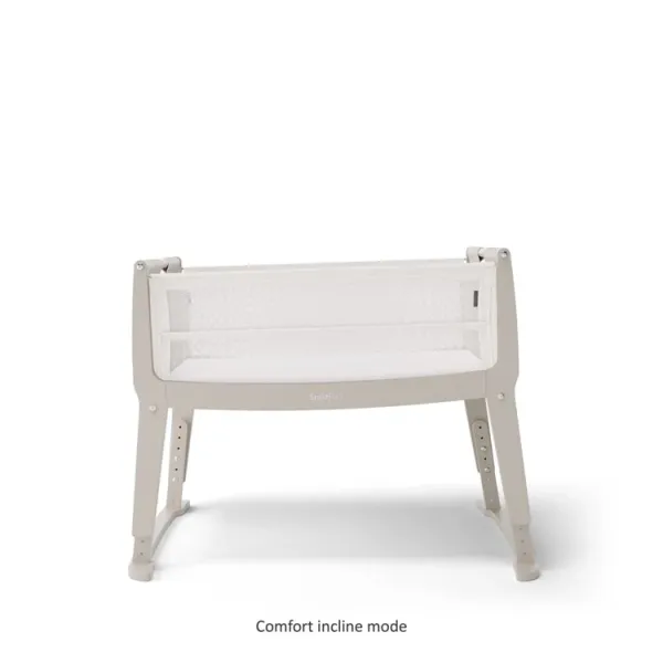 SNUZPOD Studio Bedside Crib - Oslo Grey