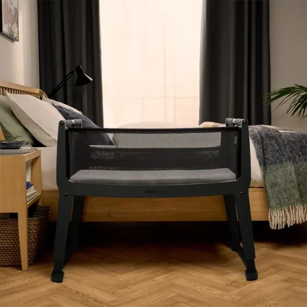 SNUZPOD Studio Bedside Crib - Brooklyn Graphite