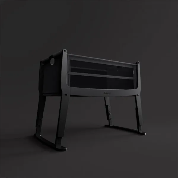 SNUZPOD Studio Bedside Crib - Brooklyn Graphite