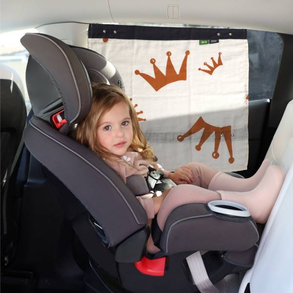 SIMPLY GOOD Car Sunshade - Brown Crown