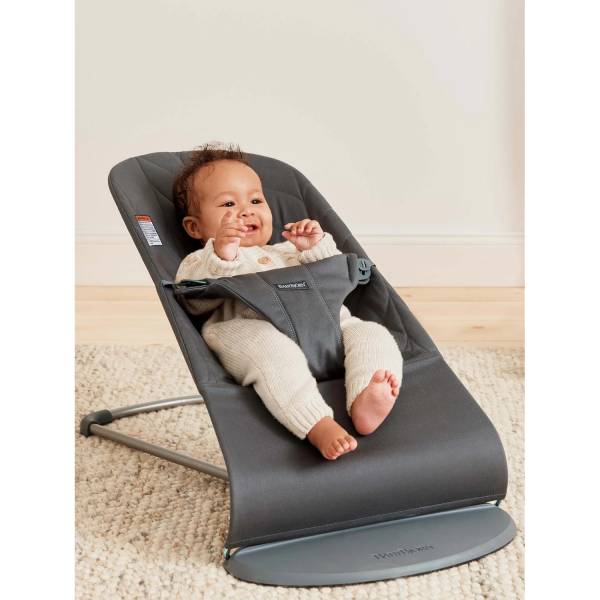 BABYBJORN Bouncer - Bliss Woven Anthracite