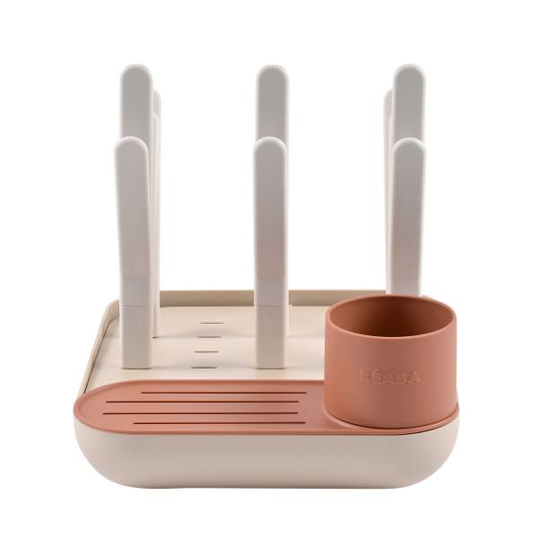 BEABA Forest Draining Rack - Terracotta/Clay