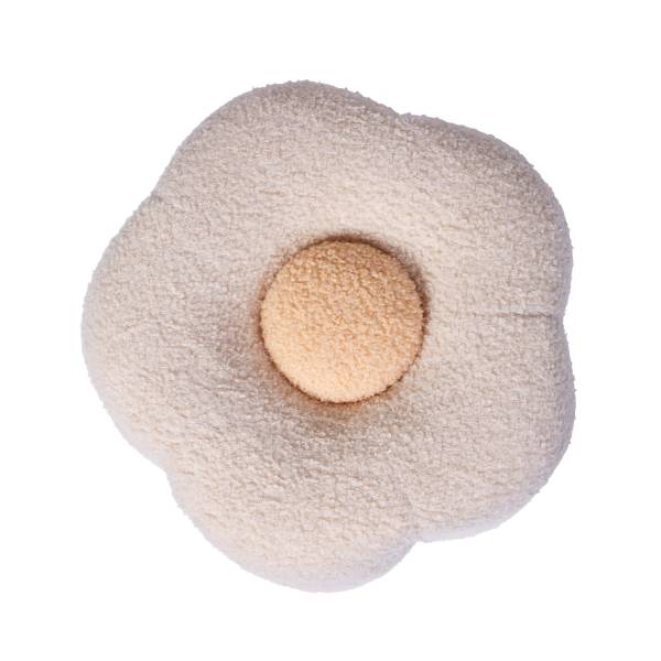 CHILDHOME Flower Pouf + Toy Box - OffWhite