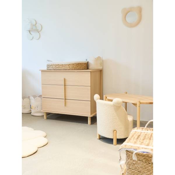 CHILDHOME NORDICA Dresser + Changing Unit - Natural