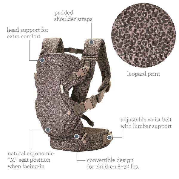 INFANTINO Convertible Carrier Flip Advance 4in1 - Leopard