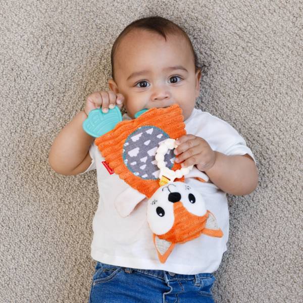 INFANTINO Go Gaga Cuddly Teether - Fox