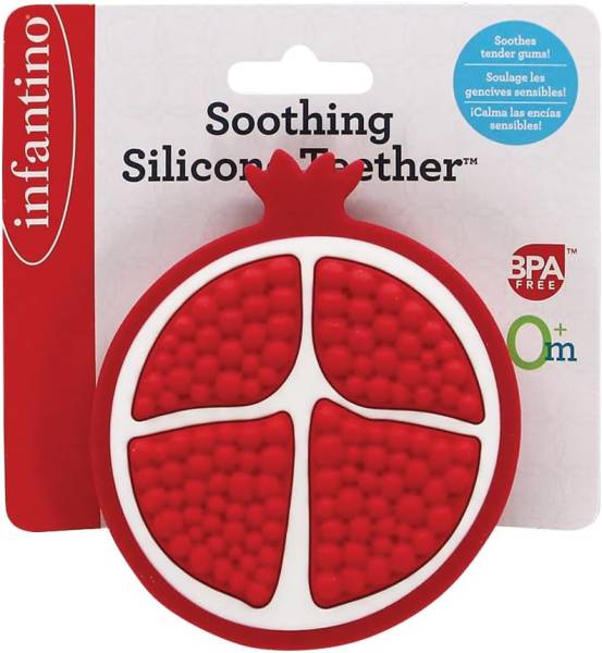 INFANTINO Soothing Silicone Teether - Pomengranate