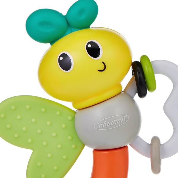 INFANTINO Rattle & Teether Love Bug