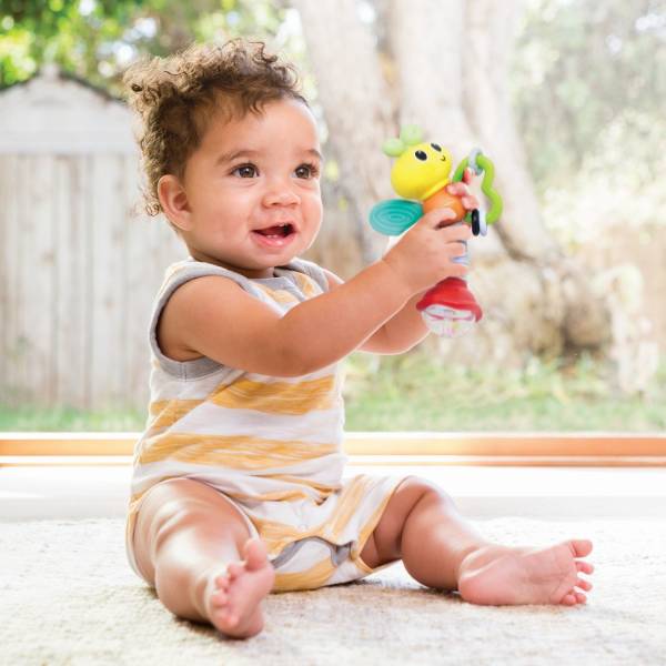 INFANTINO Rattle & Teether Love Bug