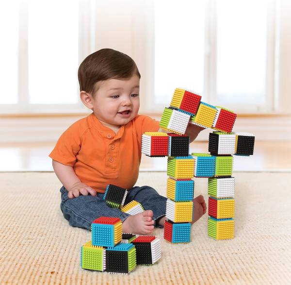 INFANTINO Sensory Blocks Press & Stay