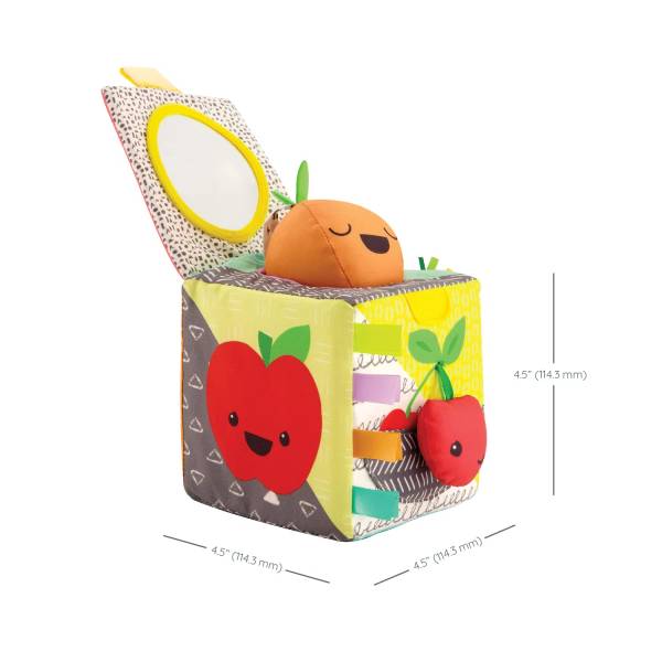 INFANTINO Sensory Peek & Seek Discovery Cube