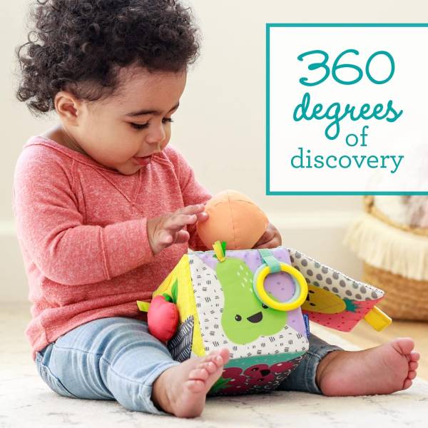 INFANTINO Sensory Peek & Seek Discovery Cube