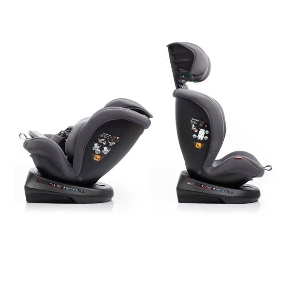 BABYAUTO VIVITTA SANNA iSize 40-150cm (NO ISOFIX) - Black Cross Embosed