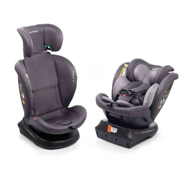 BABYAUTO VIVITTA SANNA iSize 40-150cm (NO ISOFIX) - Black Cross Embosed