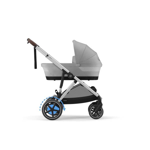 CYBEX eGAZELLE S SILVER - Stone Grey