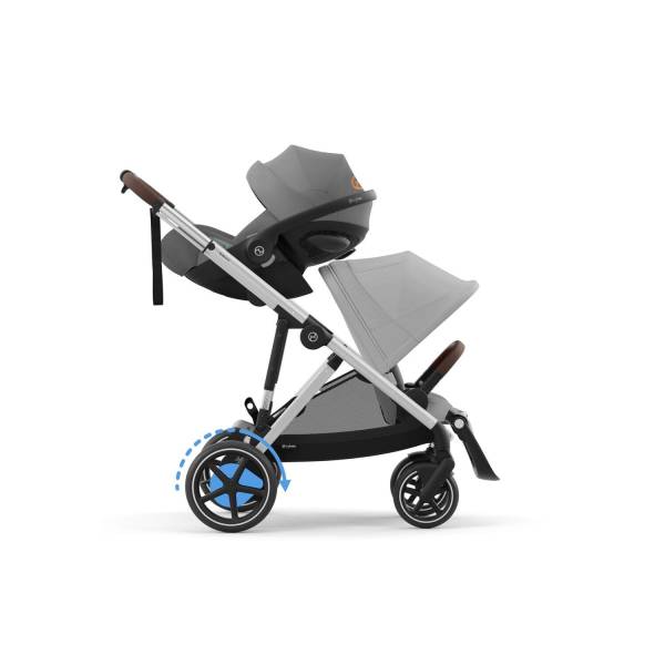 CYBEX eGAZELLE S SILVER - Stone Grey