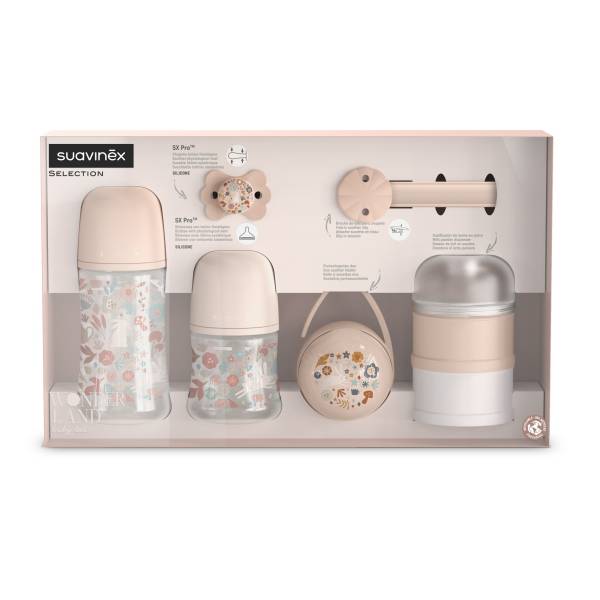 SUAVINEX Wonderland Welcome Baby Set - Pink