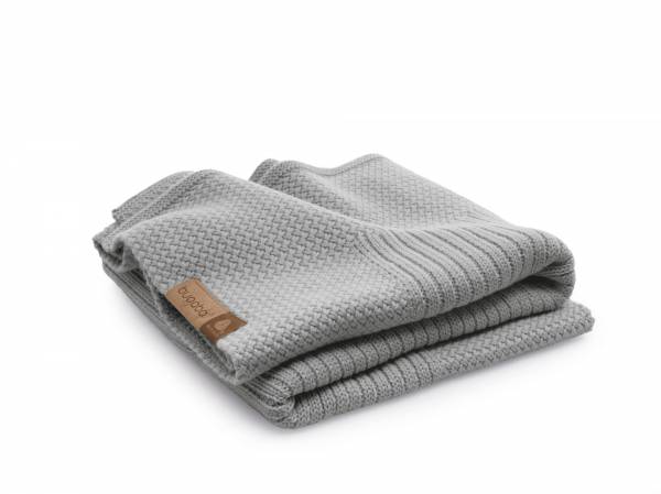 BUGABOO Wool Blanket - Light Grey Melange