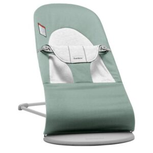 BABYBJORN Bouncer - Woven Jersey Light Sage/Grey