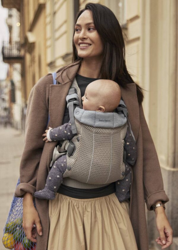 BABYBJORN Carrier Harmony - Mesh Grey Beige - Mamatoto