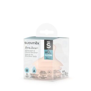 SUAVINEX Zero.Zero Teat +0 Flow Adaptable - Fair Skin