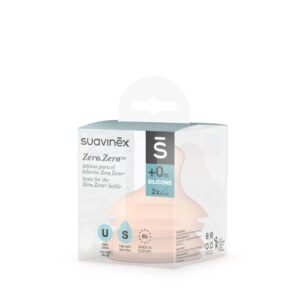SUAVINEX Zero.Zero Teat +0 Slow Flow - Fair Skin