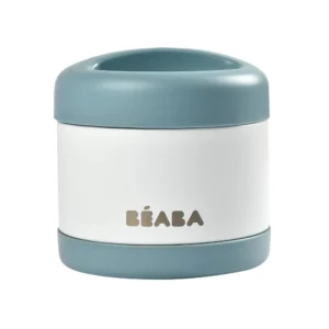 BEABA Thermo Food Jar 500 ml - Baltic Blue/White