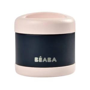 BEABA Thermo Food Jar 500 ml - Light Pink/Dark Blue