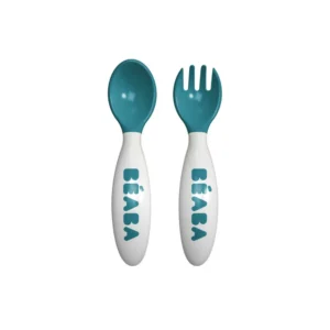 BEABA Ellipse 2nd Age Cutlery - Blue