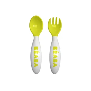 BEABA Ellipse 2nd Age Cutlery - Neon S