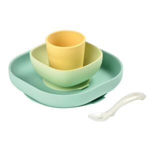 BEABA Silicone Meal Set 4pcs - Yellow