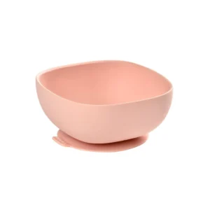 BEABA Silicone Suction Bowl - Pink