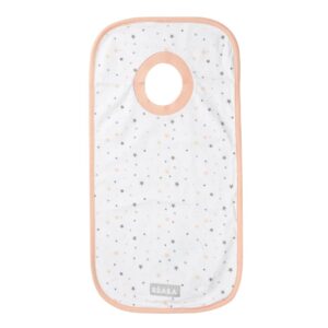 BEABA Cotton Bib -  Pink Stars S