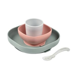 BEABA Silicone Meal Set 4pcs - Eucalyptus